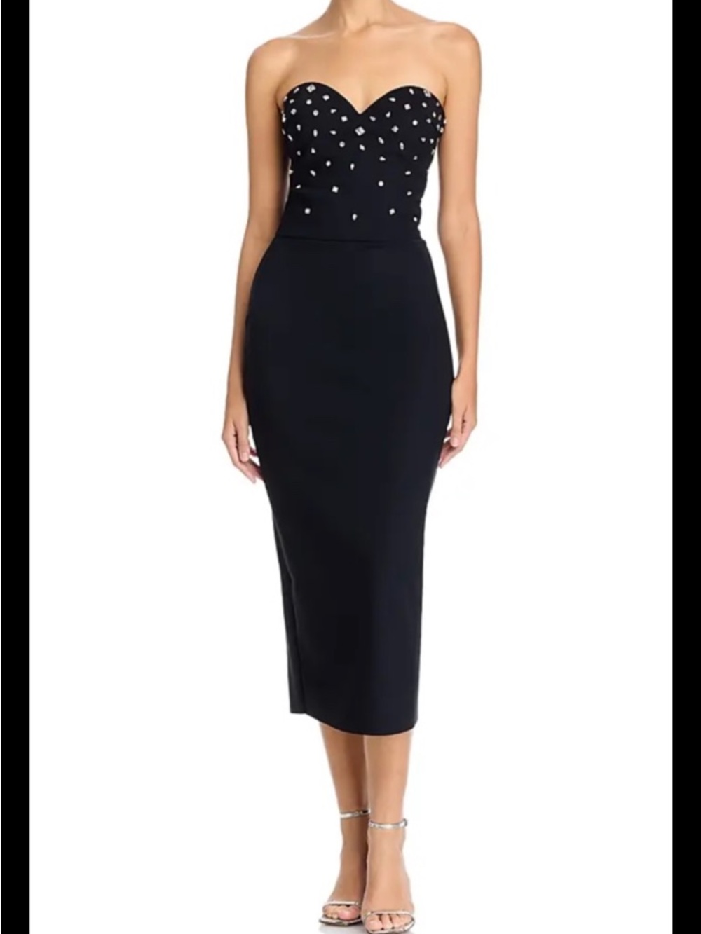 Chiara Boni La Petite Robe Bandage Jersey,embellished,corset Dress,IT48=US12,New